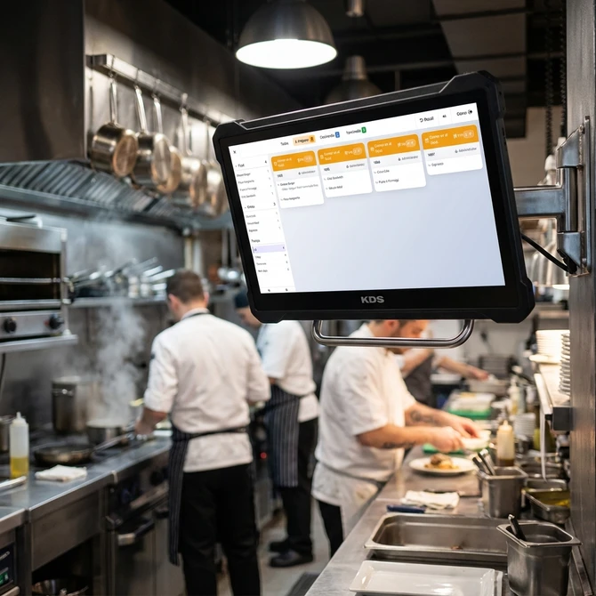 Pantalla KDS Odoo Restaurant